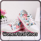 Women Floral Shoes ไอคอน