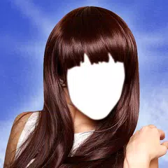 Frau Frisur Fotomontage