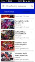 drag racing indonesia video पोस्टर