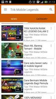 Tips dan Trik MOBA,  Mobile Legends captura de pantalla 1