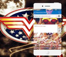 Wonder Woman keyboarde Theme screenshot 3