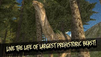 Apatosaurus Brontosaurus Sim plakat