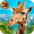 Wild Giraffe Simulator 3D icono