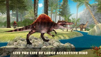 Jurassic Spinosaurus Simulator Affiche
