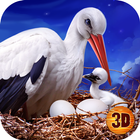 Stork Bird Simulator 3D icône