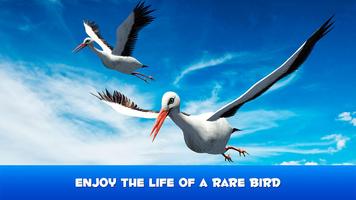 Stork Bird Simulator 3D-poster