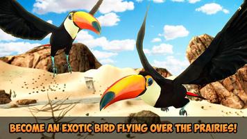 Toucan Bird Simulator 3D โปสเตอร์