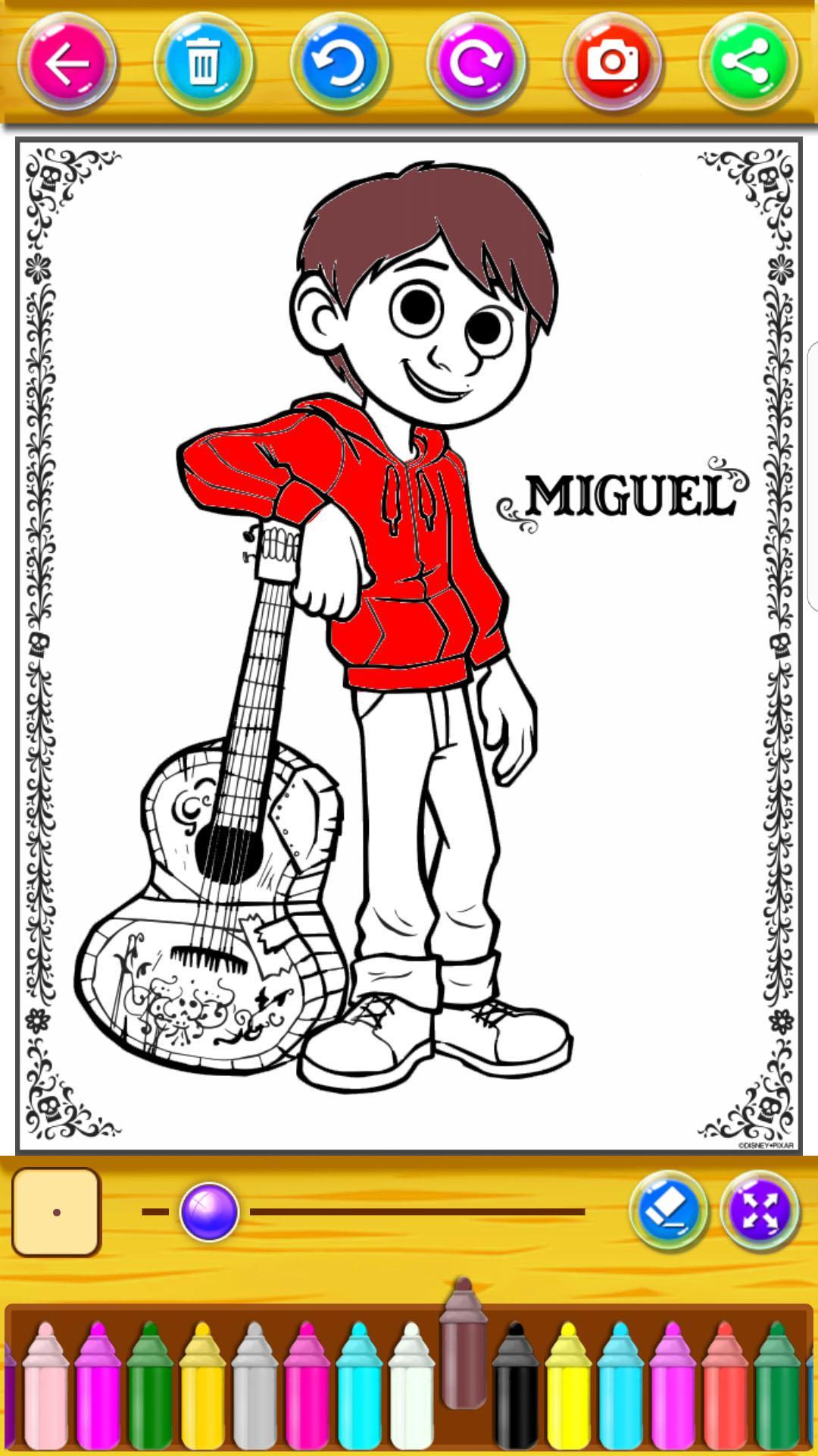 images Dibujos Miguel Coco Para Colorear coloring book for coco miguel for