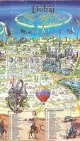 Dubai Tourist Map Poster