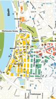 Dusseldorf Tourist Map poster