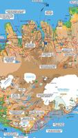 Iceland Tourist Map Affiche