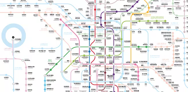 오사카 지하철-철도・JR・지하철・모노레일,일본여행필수앱
