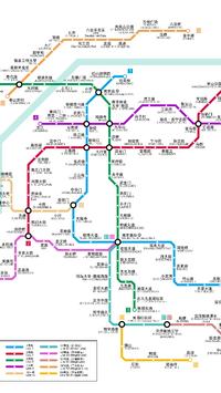 南京地铁路线图 poster