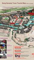 Song Dynasty Town Tourist Map Affiche