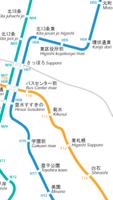 札幌市営地下鉄路線図 capture d'écran 2