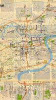 Shanghai Tourist Map plakat