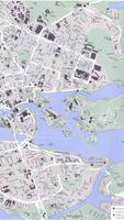 Stockholm Tourist Map poster