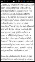 برنامه‌نما Guide for Lego Nexo Knights عکس از صفحه