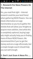 برنامه‌نما Guide for Lego Nexo Knights عکس از صفحه