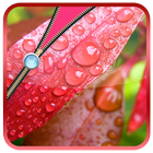 Water Drop Zipper Screen Lock آئیکن