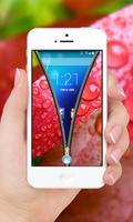 Water Drop Zipper Screen Lock اسکرین شاٹ 3