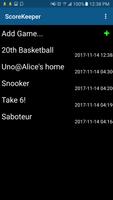 Score Manager (Scorekeeper) plakat