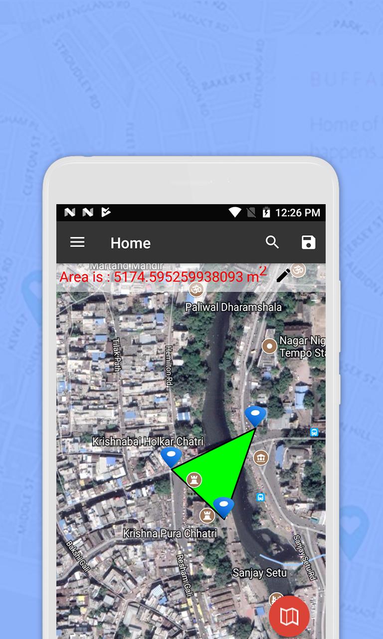 Descarga de APK de Map Area Calculator - using GPS and Google Maps para  Android