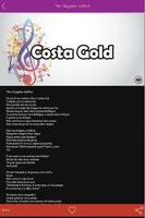 Costa Gold Letras Top स्क्रीनशॉट 2