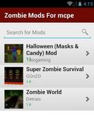 Zombie Mods For mcpe تصوير الشاشة 1