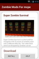 Zombie Mods For mcpe تصوير الشاشة 3