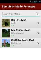 Zoo Mods Mods For mcpe capture d'écran 1