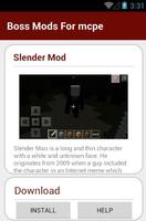 برنامه‌نما Boss Mods For mcpe عکس از صفحه