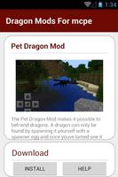 Dragon Mods For mcpe capture d'écran 2