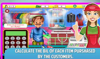 Supermarket Cashier Games Kids 截图 2