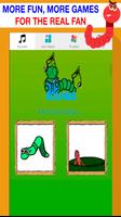 worm games free for kids পোস্টার