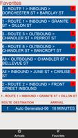 Worcester WRTA Bus Tracker poster