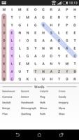 Word Search Puzzle Game Free capture d'écran 1