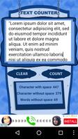 Word/Charcter/Text Counter App Affiche