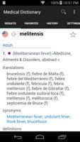 English Spanish Medical Dictionary capture d'écran 2