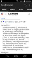English Spanish Law Dictionary capture d'écran 2