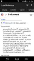 English Spanish Law Dictionary screenshot 2