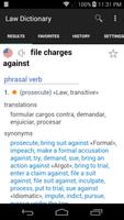 برنامه‌نما English Spanish Law Dictionary عکس از صفحه