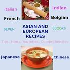 Asian and European Recipes ícone