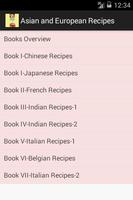 Asian and European Recipes poster