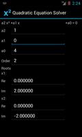 Quadratic Equation Solver تصوير الشاشة 1