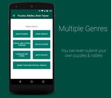 Puzzles, Riddles, BrainTeasers تصوير الشاشة 1