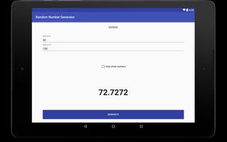 Random Number Generator تصوير الشاشة 2