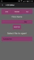 i-CS Editor スクリーンショット 2
