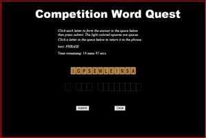 Competition Word Quest capture d'écran 1