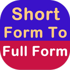 Short Form To Full Form icône